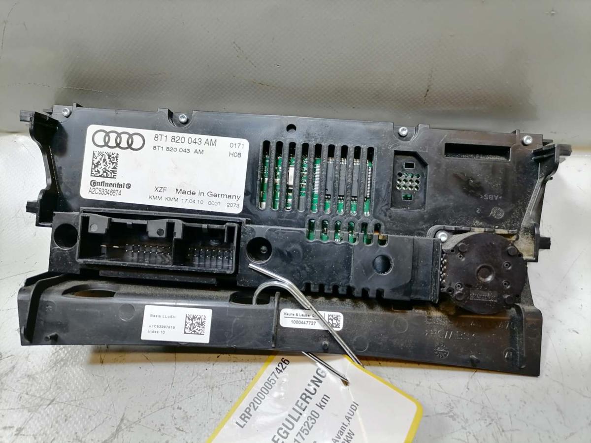 Audi A4 8K B8 original Heizungsregulierung Klimabedienteil Bj.2010